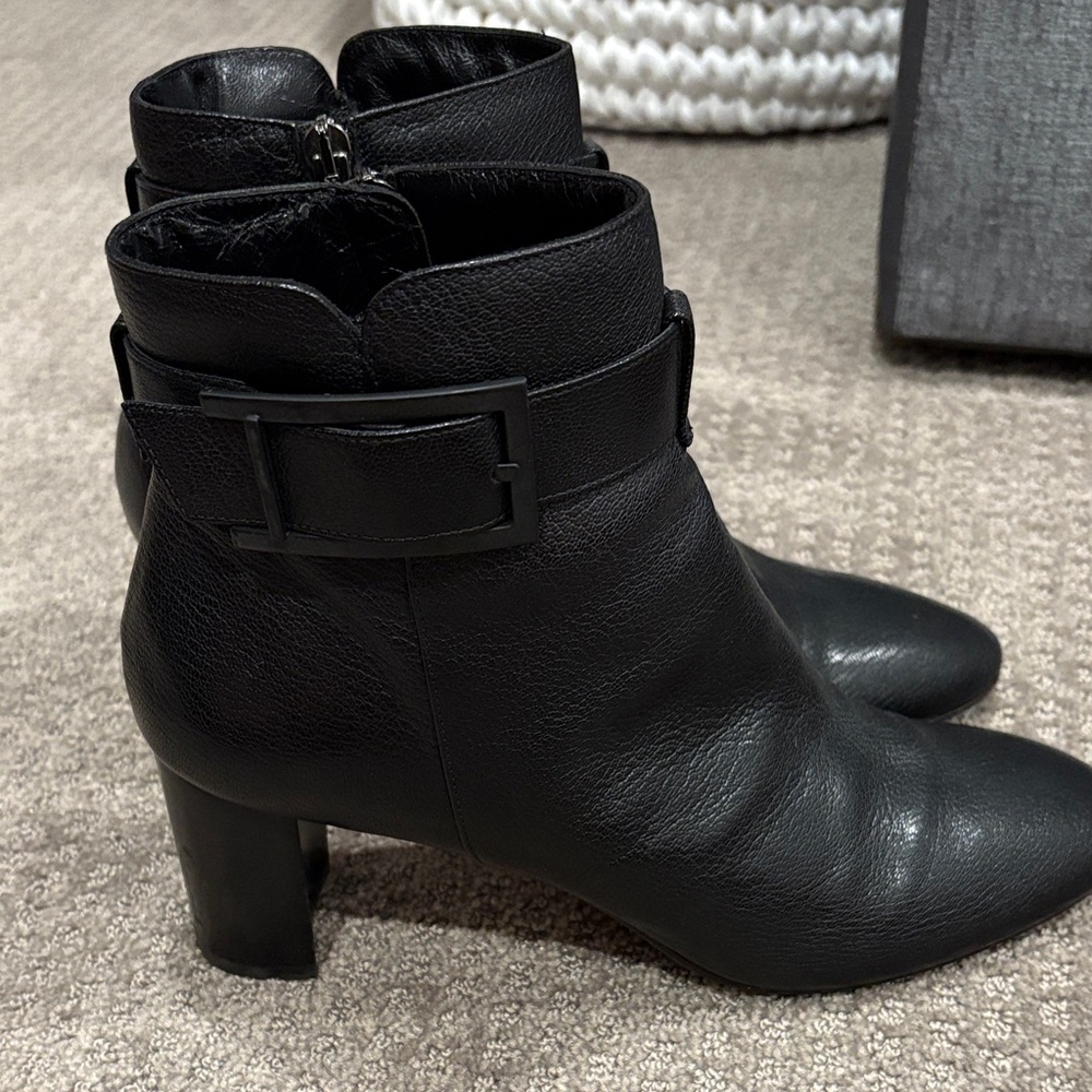 Aquatalia Black Ankle Booties